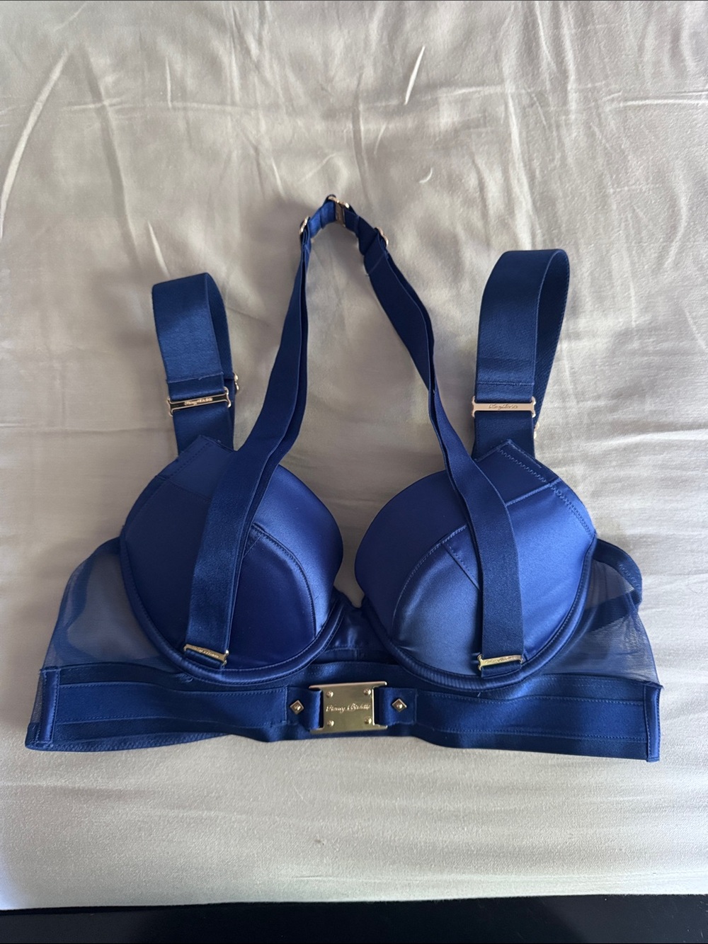 Honey Birdette Keely Navy Bra 34B